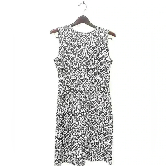 J. Mclaughlin Dress Women M Devon Brown & Cream Sheath Business Great Condition! - Picture 1 of 5